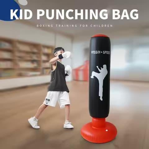 Sac de frappe gonflable 120 ou 160 cm – adultes et enfants
