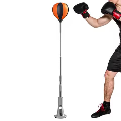 Sac de frappe sur pied avec support vertical