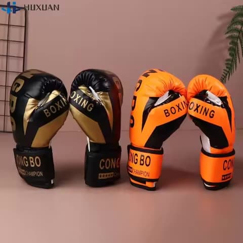 Gants d'entraînement 6 oz en cuir PU – enfants