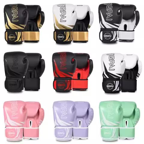Gants de boxe 6 à 16 oz – Muay Thai, MMA, sac