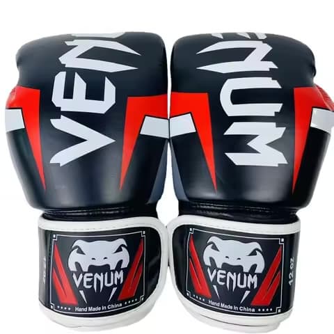 Gants de boxe en cuir PU – hommes, femmes, enfants
